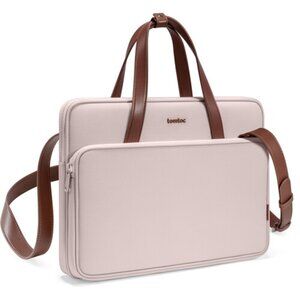 Tomtoc Versatile A12 Laptop Shoulder Case Bag New In Box Blush Pink